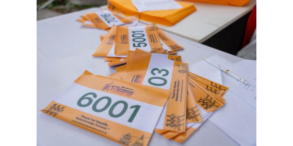 Siddhartha Bank 17th Kathmandu Marathon Bib Collection Day